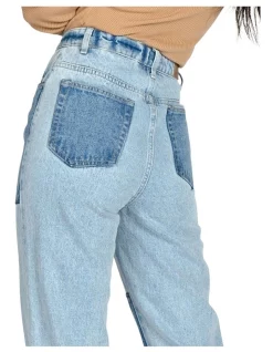 New ✨ Rusty Maison High Straight Leg Jean In Blue 👏 -High Waist Denim Cry Sale unnamed file 219