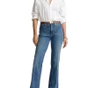 Discount 😉 Polo Ralph Lauren Jenn Flare Jean In Blue 🛒