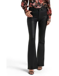 Wholesale 𧨠Forever New Maya Flare Jean Black π§₯ Coated π