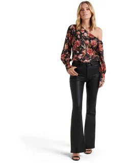 Wholesale 🧨 Forever New Maya Flare Jean Black 🧥 Coated 😀 -High Waist Denim Cry Sale unnamed file 2261