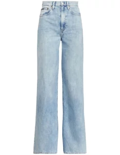 Best Pirce 🔥 Polo Ralph Lauren Wide-Leg Jean In Blue 🔥 -High Waist Denim Cry Sale unnamed file 2269