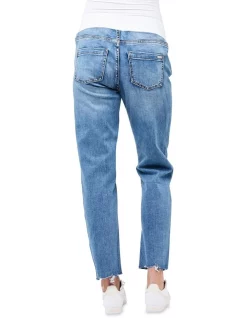 Promo 🔥 Ripe Jamie Raw Edge Jean In Blue Wash 🥰 -High Waist Denim Cry Sale unnamed file 2295