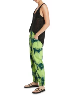 Wholesale 👍 Sass & Bide Neon Glory Relaxed Baggy Jean In Indigo/Neon Green ⌛ -High Waist Denim Cry Sale unnamed file 2302