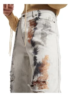 Discount ✔️ Sass & Bide Made Of Metallic Relaxed Boyfriend Jean Metallic 🎉 -High Waist Denim Cry Sale unnamed file 2314