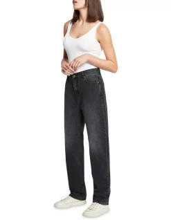 Discount 👍 Sass & Bide Stolen Boyfriend Jean In Washed Black 😉 -High Waist Denim Cry Sale unnamed file 2318