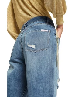 Best reviews of 💯 Sass & Bide Stay The Night Boyfriend Jean Vintage Indigo 🤩 -High Waist Denim Cry Sale unnamed file 2326