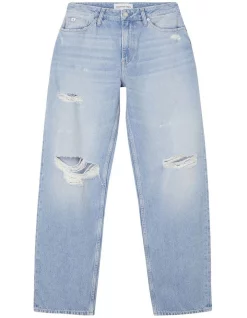 Best deal 😉 Calvin Klein 👖 Jeans 90s Straight Jean In Light Blue 🎉 -High Waist Denim Cry Sale unnamed file 2342