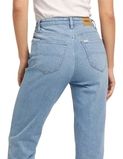 Outlet ❤️ Riders By Lee High Waist Mom Jean In Whisper Blue 🛒 -High Waist Denim Cry Sale unnamed file 2345