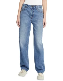 Wholesale ✨ Sass & Bide Stolen Boyfriend Jean In Washed Indigo ⭐ -High Waist Denim Cry Sale unnamed file 2372