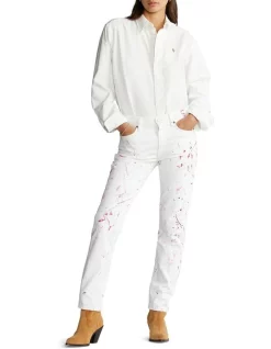 Top 10 🌟 Polo Ralph Lauren Pink Pony Avery Boyfriend Jean 😀 -High Waist Denim Cry Sale unnamed file 2385