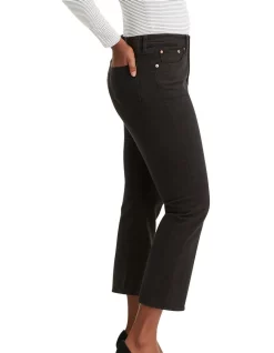 Cheapest ❤️ Levi's Wedgie Sprout Cotton Straight Leg Jean Black 🛒 -High Waist Denim Cry Sale unnamed file 24