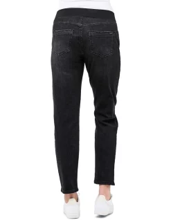 Outlet 👏 Ripe Jamie Girlfriend Jean In Black 🔥 -High Waist Denim Cry Sale unnamed file 252