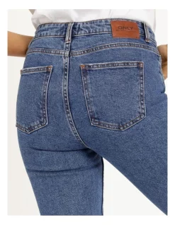 Flash Sale 🎉 ONLY Emily High Waisted Jean Dark Blue Denim 🤩 -High Waist Denim Cry Sale unnamed file 276