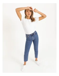 Flash Sale 🎉 ONLY Emily High Waisted Jean Dark Blue Denim 🤩 -High Waist Denim Cry Sale unnamed file 277