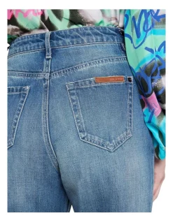 Best reviews of 🎁 Sass & Bide True Fiction Straight Leg Jean Vintage Mid Wash ⌛ -High Waist Denim Cry Sale unnamed file 294