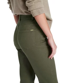 New 🔥 David Lawrence Noami Straight Leg Jean In Khaki 🥰 -High Waist Denim Cry Sale unnamed file 321