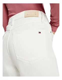 Outlet 🧨 Tommy Hilfiger New Classic Straight High Waist White ⌛ -High Waist Denim Cry Sale unnamed file 333