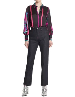 Deals 😉 Sass & Bide The Inferno Straight Leg Jean In True Indigo/Magenta 🛒