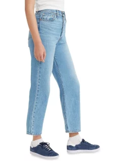 Outlet ✨ Levi's Ribcage Straight Ankle 👖 Jeans In Light Indigo 🎁 -High Waist Denim Cry Sale unnamed file 37