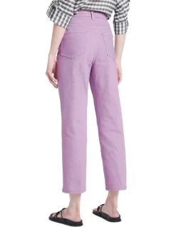 Cheap 🌟 David Lawrence Isabel Straight Leg Jean Lilac 👍 -High Waist Denim Cry Sale unnamed file 370