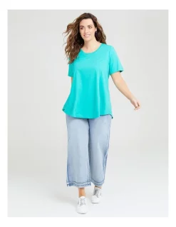 Cheapest 🤩 Taking Shape Pocket Detail Wide Leg Jean In Light Blue Denim 🎉 -High Waist Denim Cry Sale unnamed file 398