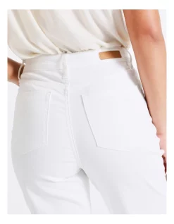 Coupon 💯 Grab Denim Billie Straight Recycled Blend Jean In White 🧨 -High Waist Denim Cry Sale unnamed file 42