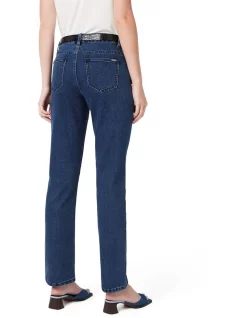 Coupon ⌛ David Lawrence Amanda Straight Leg Jean ✨ -High Waist Denim Cry Sale unnamed file 422