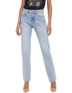 Cheap 🧨 ONLY Fine Life High Rise 👖 Jeans Light Blue Denim ⭐ -High Waist Denim Cry Sale unnamed file 430