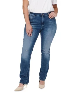 Top 10 ❤️ ONLY Laola Life High Waisted Straight 👖 Jeans Light Blue 🔔