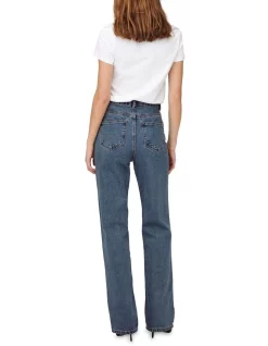 Budget 😉 ONLY Camille Life Wide 👖 Jeans Medium Blue 🥰 -High Waist Denim Cry Sale unnamed file 436