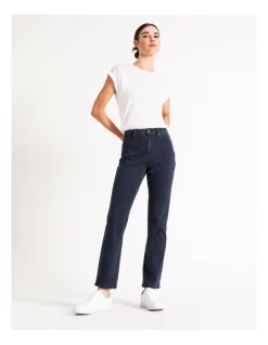 Flash Sale ✨ Grab Denim Harper High Rise Full Length Straight Jean Blackout Blue 💯 -High Waist Denim Cry Sale unnamed file 443
