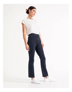 Flash Sale ✨ Grab Denim Harper High Rise Full Length Straight Jean Blackout Blue 💯 -High Waist Denim Cry Sale unnamed file 445