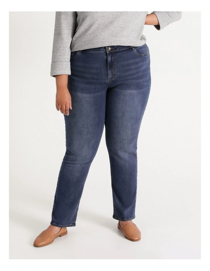 Discount π Regatta Wardrobe Staple Straight Full Length Jean Mid Wash Blue β 4 Discount π Regatta Wardrobe Staple Straight Full Length Jean Mid Wash Blue β - Image 2