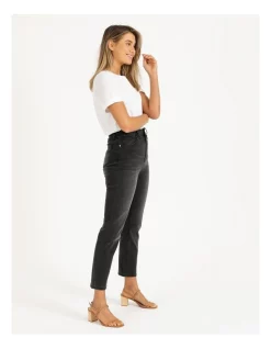 Promo 🔔 Grab Denim Straight Leg Jean Grey 👏 -High Waist Denim Cry Sale unnamed file 478