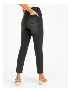 Promo 🔔 Grab Denim Straight Leg Jean Grey 👏 -High Waist Denim Cry Sale unnamed file 479