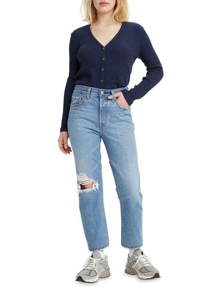 Hot Sale π₯° Levi's 501 Original Cropped π Jeans Oxnard Athens Slide Blue π 3 Hot Sale π₯° Levi's 501 Original Cropped π Jeans Oxnard Athens Slide Blue π