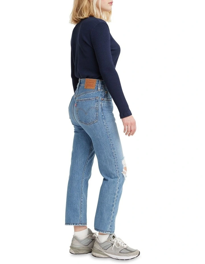 Hot Sale π₯° Levi's 501 Original Cropped π Jeans Oxnard Athens Slide Blue π 4 Hot Sale π₯° Levi's 501 Original Cropped π Jeans Oxnard Athens Slide Blue π - Image 2