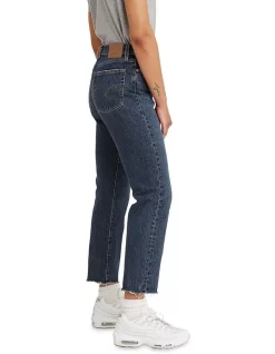 Buy 😍 Levi's Wedgie Straight 👖 Jeans In Blue 🎉 -High Waist Denim Cry Sale unnamed file 541