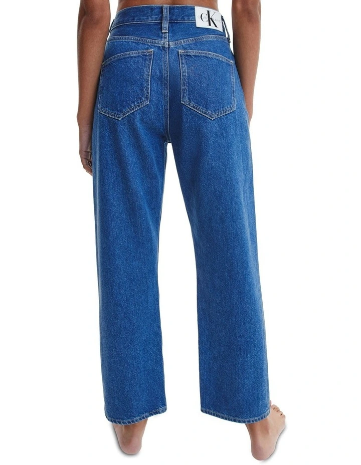Outlet β€οΈ Calvin Klein π Jeans High Rise Straight Ankle Jean Medium Blue π 4 Outlet β€οΈ Calvin Klein π Jeans High Rise Straight Ankle Jean Medium Blue π - Image 2