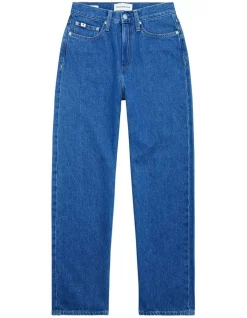 Outlet β€οΈ Calvin Klein π Jeans High Rise Straight Ankle Jean Medium Blue π 11 Outlet β€οΈ Calvin Klein π Jeans High Rise Straight Ankle Jean Medium Blue π -High Waist Denim Cry Sale unnamed file 559