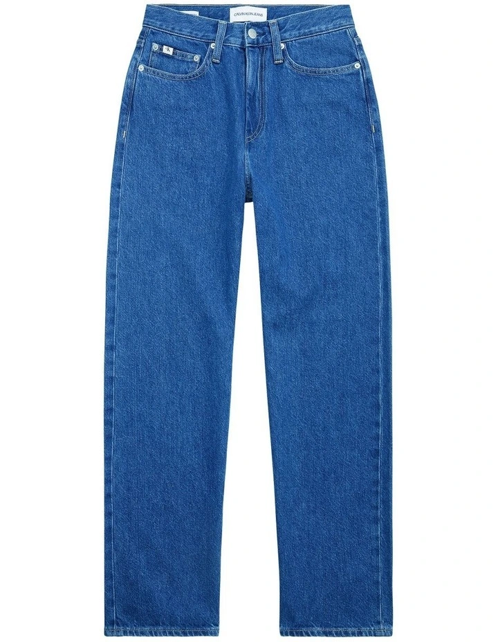 Outlet β€οΈ Calvin Klein π Jeans High Rise Straight Ankle Jean Medium Blue π 7 Outlet β€οΈ Calvin Klein π Jeans High Rise Straight Ankle Jean Medium Blue π - Image 5