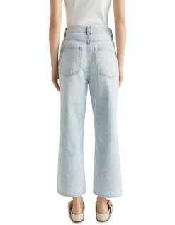 Best reviews of ⭐ Seed Heritage Straight Leg Rigid Jean In Ice Blue Denim ⌛ -High Waist Denim Cry Sale unnamed file 584