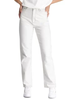 Outlet 🥰 Lee High Straight 80 Jean In Eco-White 🌟