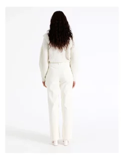 Budget 🥰 Vero Moda Kithy High Rise Straight Cord Pants Cream 🛒 -High Waist Denim Cry Sale unnamed file 610