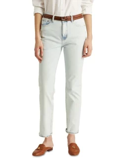 Deals β Lauren Ralph Lauren High-Rise Straight Ankle Jean π