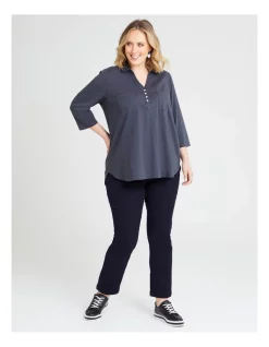 Budget 🤩 Taking Shape The Luxe Looker Jean Indigo 🎉 -High Waist Denim Cry Sale unnamed file 620