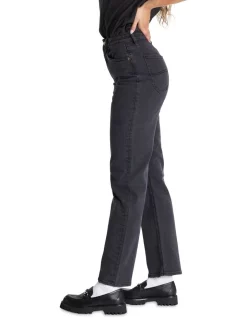 Hot Sale 💯 Lee High Straight 80 👖 Jeans In Galactic Black 🤩 -High Waist Denim Cry Sale unnamed file 629