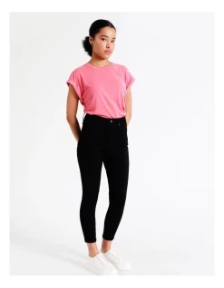 Coupon 🔔 Grab Denim Recycled Blend Olivia Skinny Jean In Black 🛒 -High Waist Denim Cry Sale unnamed file 661