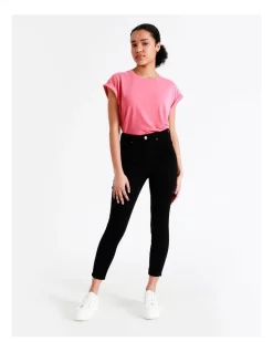 Coupon 🔔 Grab Denim Recycled Blend Olivia Skinny Jean In Black 🛒 -High Waist Denim Cry Sale unnamed file 662