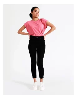 Coupon 🔔 Grab Denim Recycled Blend Olivia Skinny Jean In Black 🛒 -High Waist Denim Cry Sale unnamed file 664
